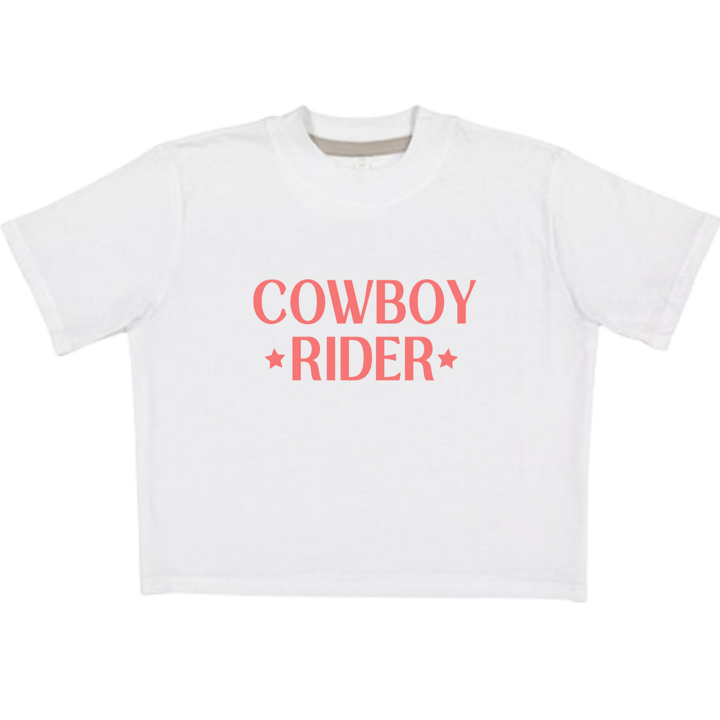 COWBOY RIDER Cropped Tee