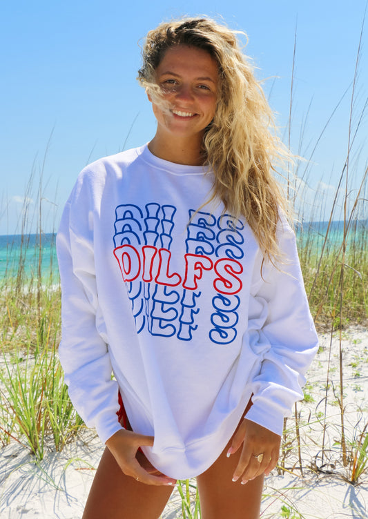 DILFS White Crewneck