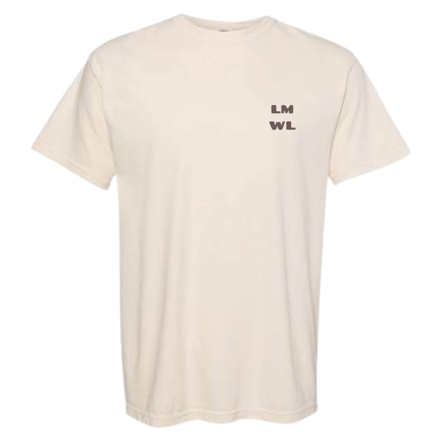 LIVE MORE WORRY LESS Ivory Tee