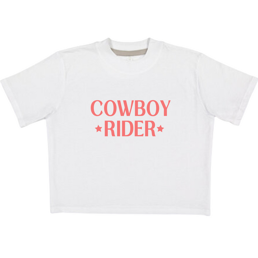 COWBOY RIDER Cropped Tee