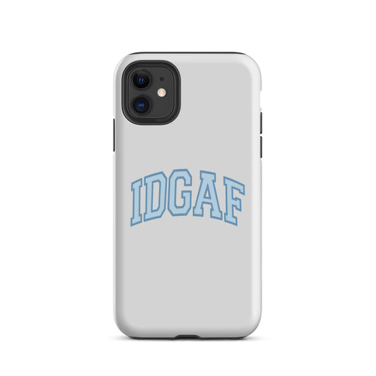 BLUE IDGAF Tough Case for iPhone®