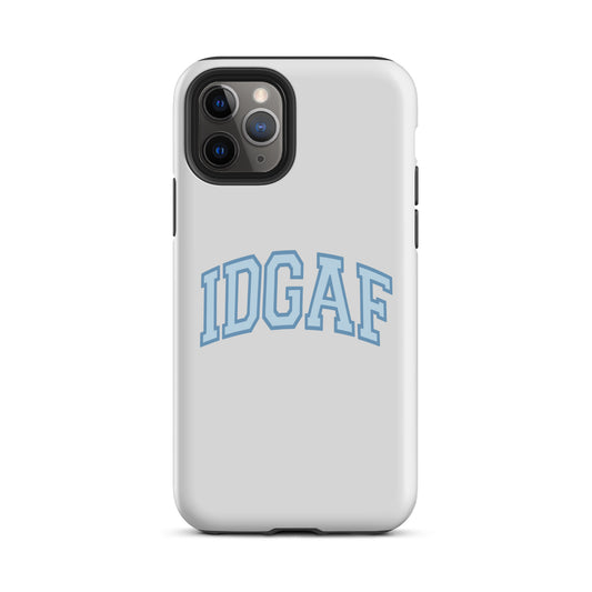 BLUE IDGAF Tough Case for iPhone®