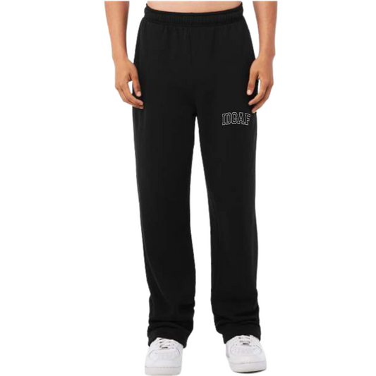 IDGAF Black Sweatpants