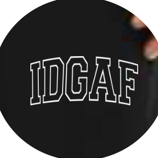 IDGAF Black Sweatpants